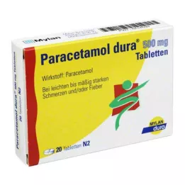 PARACETAMOL dura 500 mg tabletta, 20 db