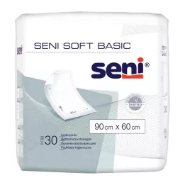 SENI Soft Basic ágyvédő betét 60x90 cm, 30 db