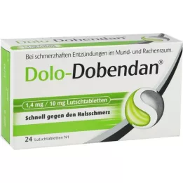 Dolo Dobendan 1,4 mg / 10 mg nyalókák, 24 db