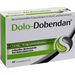 DOLO-DOBENDAN 1,4 mg/10 mg nyalókák, 48 db