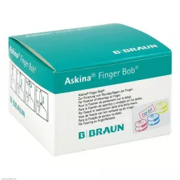 ASKINA Finger Bob színes, 50 db