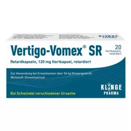 VERTIGO-VOMEX SR Elnyújtott hatóanyag-leadású kapszula, 20 db
