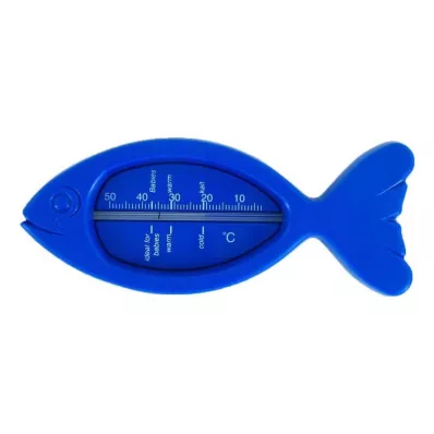 BADETHERMOMETER Halkék, 1 db