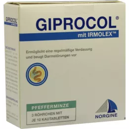 GIPROCOL PEPERSMINT rágható tabletta, 3x10 db