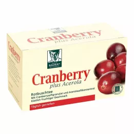 CRANBERRY ACEROLA Baders szűrőtasak, 20 db