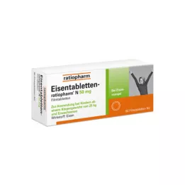 EISENTABLETTEN-ratiopharm N 50 mg filmtabletta, 50 db