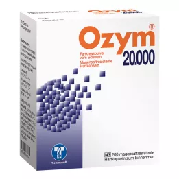 OZYM 20 000 gyomornedv-ellenálló kemény kapszula, 200 db