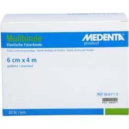 MULLBINDEN rugalmas 6 cmx4 m, 20 db
