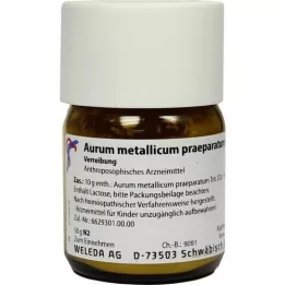 AURUM METALLICUM PRAEPARATUM D 20 trituráció, 50 g
