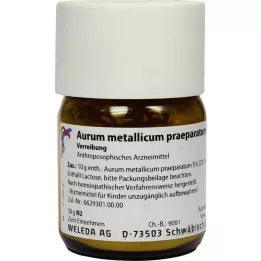 AURUM METALLICUM PRAEPARATUM D 20 Triturálás, 50 g