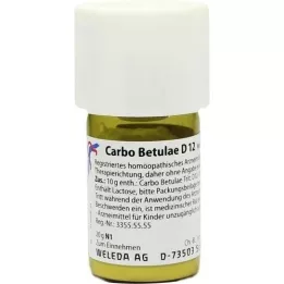 CARBO BETULAE D 12 Trituráció, 20 g