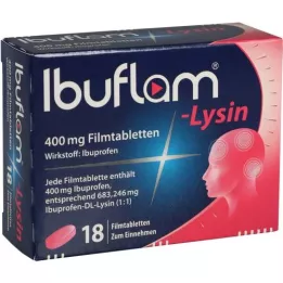 IBUFLAM-Lysin 400 mg film -bevonatú tabletták, 18 db