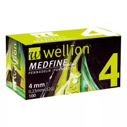 WELLION MEDFINE plusz tolltű 4 mm, 100 db