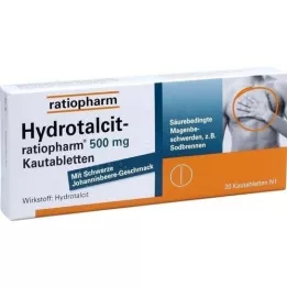 Hidrotalcit-ratiopharm 500 mg rágó tabletták, 20 db
