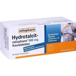 Hidrotalcit-ratiopharm 500 mg rágó tabletták, 100 db