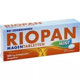 RIOPAN Gyomor tabletta Menta 800 mg rágótabletta, 20 db