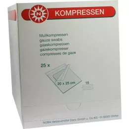 MULLKOMPRESSEN 20x25 cm steril 16-szoros, 25 db