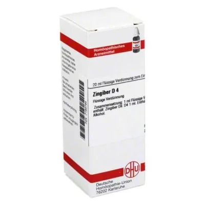 ZINGIBER D 4 Hígítás, 20 ml ZINGIBER D 4 Hígítás, 20 ml
