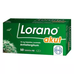 LORANO akut tabletta, 50 db