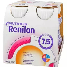 RENILON 7,5 karamell ízű folyadék, 4x125ml