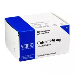 CALCET 950 mg film -bevonatú tabletta, 100 db