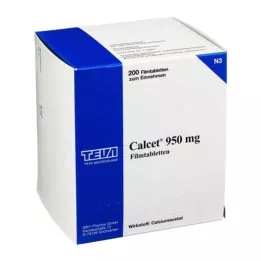 CALCET 950 mg film -bevonatú tabletta, 200 db
