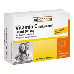 VITAMIN C-RATIOPHARM retard 500 mg-os kapszula, 30 db