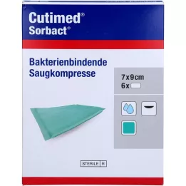 CUTIMED Sorbact nedvszívó borogatás 7x9 cm, 6 db