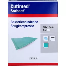 CUTIMED Sorbact nedvszívó borogatás 10x10 cm, 6 db