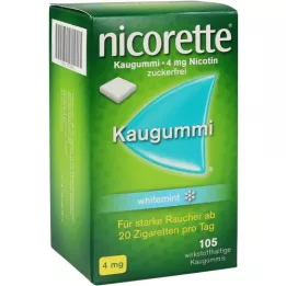NICORETTE Kaugummi 4 mg Whitemint, 105 db