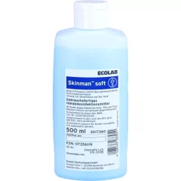 SKINMAN puha kézfertőtlenítő adagoló flakon, 500 ml