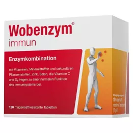 WOBENZYM immun gyomornedv-ellenálló tabletta, 120 db