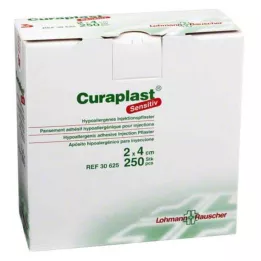 CURAPLAST Inj.-Pflaster érzékeny 2x4 cm, 250 db