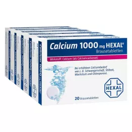 CALCIUM 1000 HEXAL pezsgőtabletta, 100 db