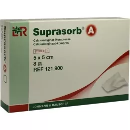 SUPRASORB Kalcium -alginát CompR.5x5 cm, 8 db