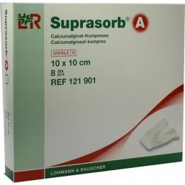 SUPRASORB egy kalcium -alginát, amely 10x10 cm, 8 db