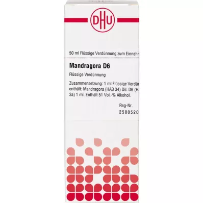 Mandragora D6, 50 ml Mandragora D6, 50 ml