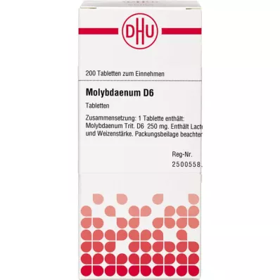 MOLYBDAENUM D 6 tabletta, 200 db