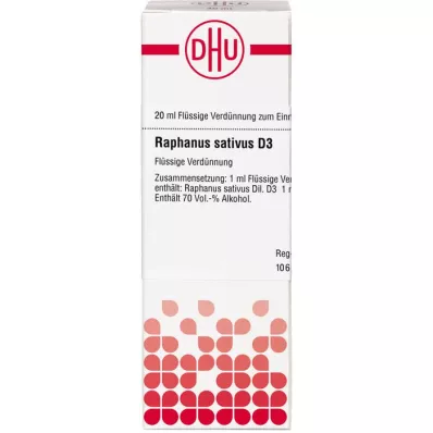 Raphanus Sativus D 3, 20 ml Raphanus Sativus D 3, 20 ml