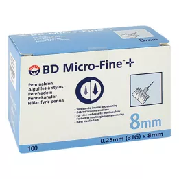 BD MICRO-FINE+ 8 toll tű 0,25x8 mm, 100 db