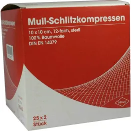 Rés tömöríti géz 10x10, 25x2 darab