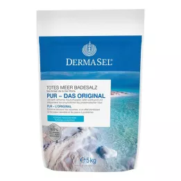 DERMASEL Holt-tengeri fürdősó tiszta, 5 kg