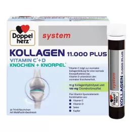 DOPPELHERZ Kollagén 11 000 Plus rendszer ampullák, 30X25 ml