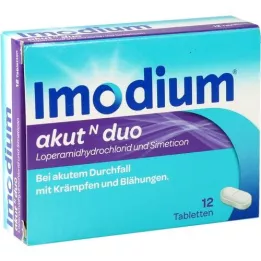 IMODIUM Acute N duo tabletták, 12 db
