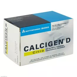 CALCIGEN D Citro 600 mg/400 I.E. rágótabletta, 120 db