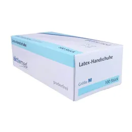 Latex kesztyű egyszer púdermentes M, 100 db