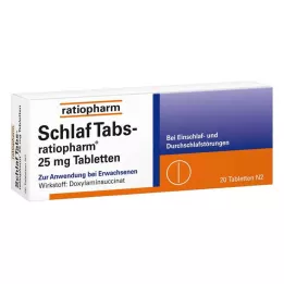 SCHLAF TABS-ratiopharm 25 mg tabletta, 20 db