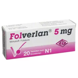 FOLVERLAN 5 mg-os tabletta, 20 db