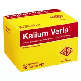 KALIUM VERLA Granulátumzsák, 50 db