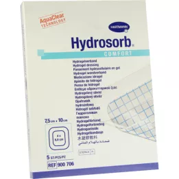 Hydroszorb Comfort Seociation 7,5x10cm, 5 db